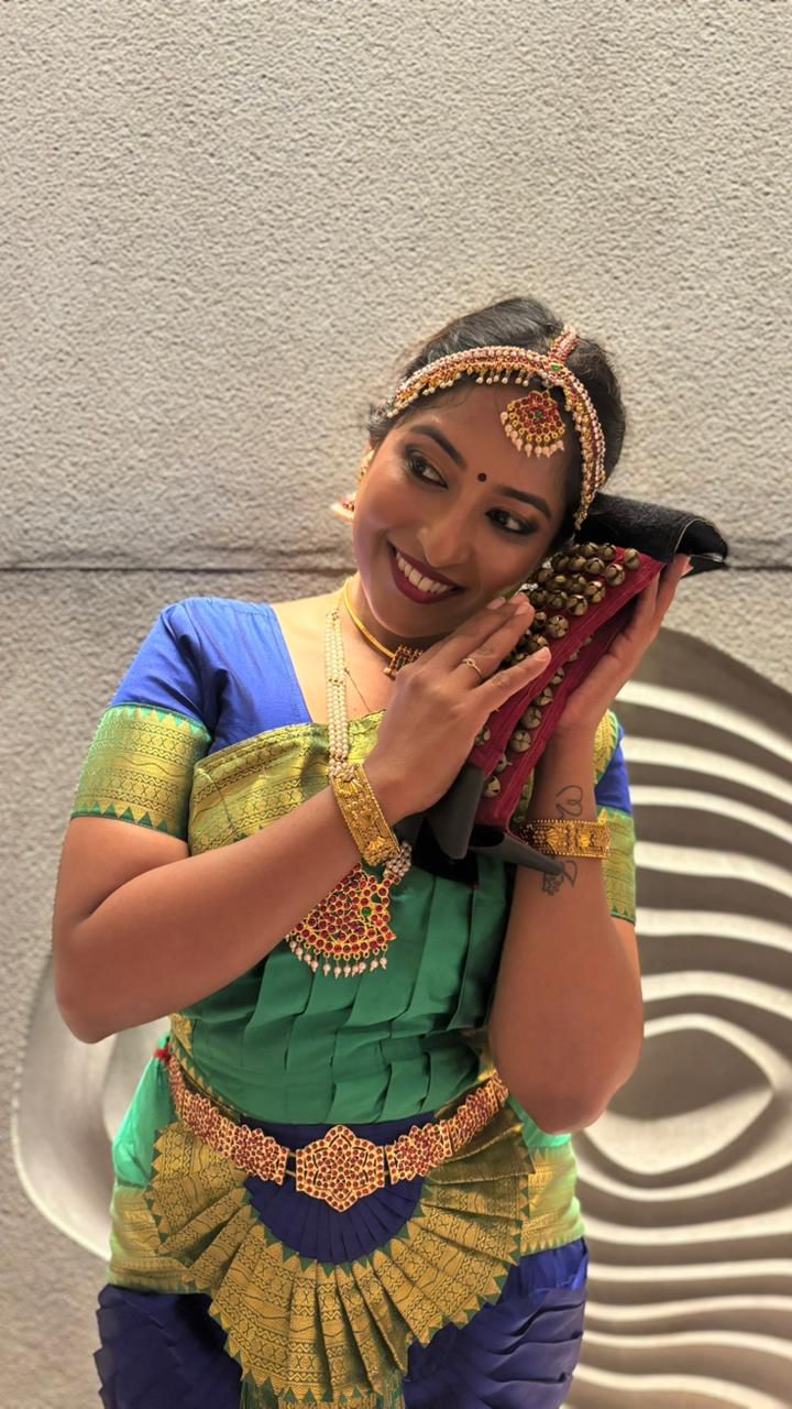 Guru R. Aswini during a Bharatanatyam recital